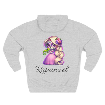 Rapunzel Illustration Hoodie | Fairy Tale Princess Graphic Pullover