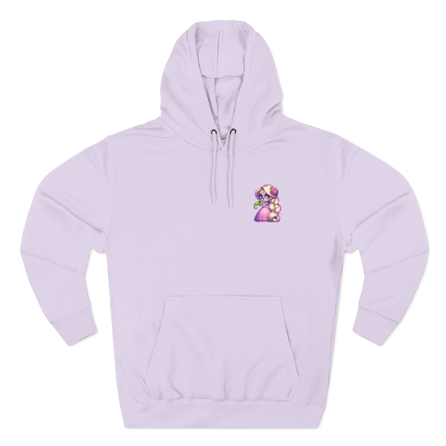 Rapunzel Illustration Hoodie | Fairy Tale Princess Graphic Pullover