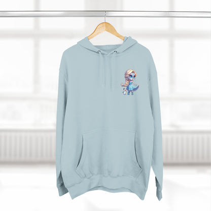 Frozen Elsa Character Fleece Hoodie | Cozy Halloween Sweater, Gifts for Kids, Fall Fashion, Spooky Season Apparel