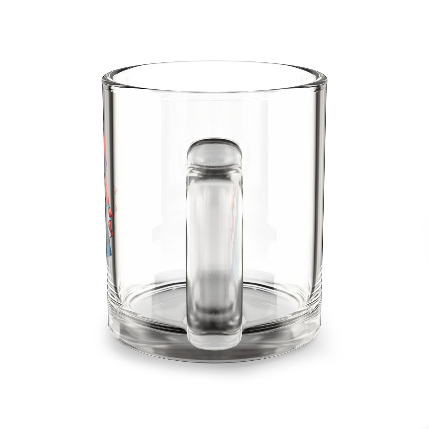 Anna Charming Glass Mug with Whimsical Design, Perfect Gift for Tea Lovers, Unique Coffee Mug for Celebrations, Drinkware for All Occasions