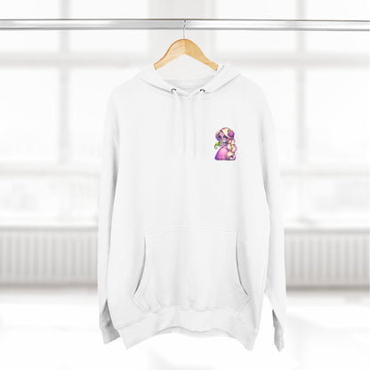 Rapunzel Illustration Hoodie | Fairy Tale Princess Graphic Pullover
