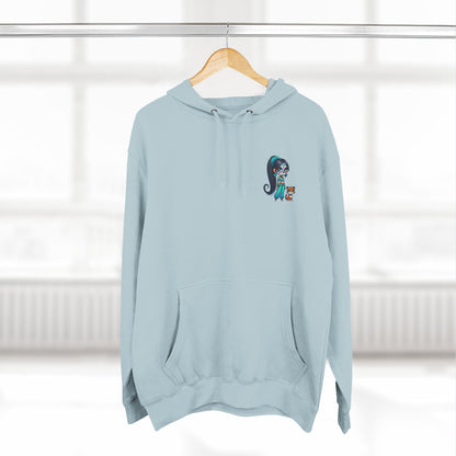 Princess Jasmine Fleece Hoodie, Cozy Cartoon Sweatshirt for Winter, Perfect Gift for Kids, Fun Illustration Hoodie, Cute Casual Wear