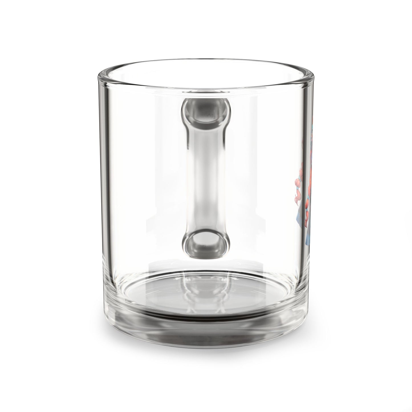 Anna Charming Glass Mug with Whimsical Design, Perfect Gift for Tea Lovers, Unique Coffee Mug for Celebrations, Drinkware for All Occasions