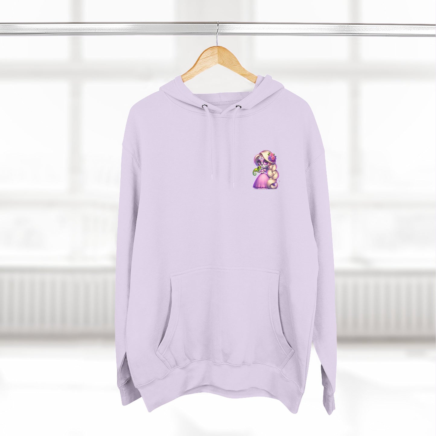 Rapunzel Illustration Hoodie | Fairy Tale Princess Graphic Pullover