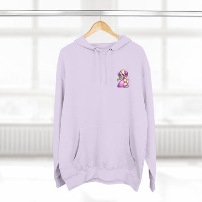 Rapunzel Illustration Hoodie | Fairy Tale Princess Graphic Pullover