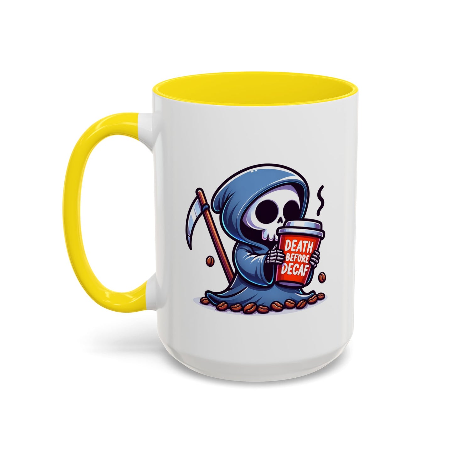 Death Before Decaf Coffee Mug