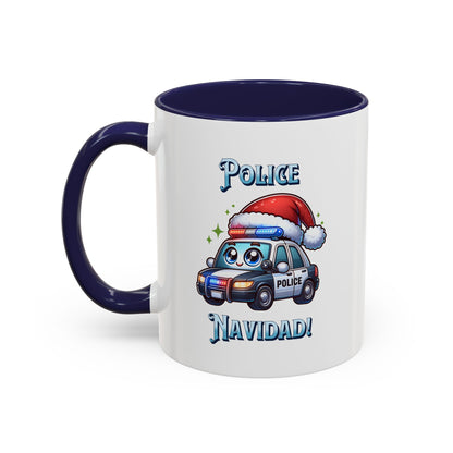 Police Navidad Coffee Mug (11, 15oz)