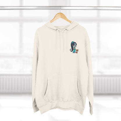 Princess Jasmine Fleece Hoodie, Cozy Cartoon Sweatshirt for Winter, Perfect Gift for Kids, Fun Illustration Hoodie, Cute Casual Wear