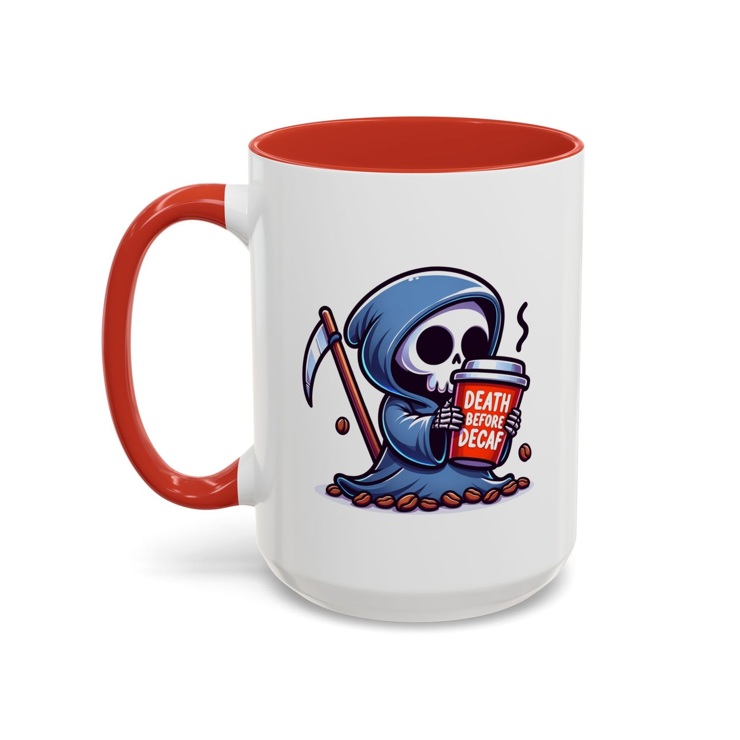Death Before Decaf Coffee Mug