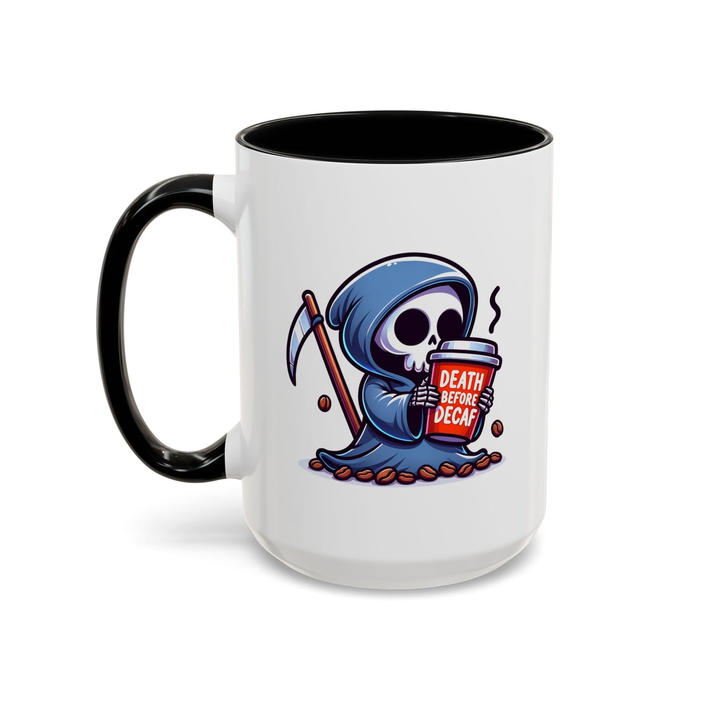 Death Before Decaf Coffee Mug